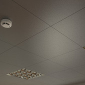 Потолок кассетный Cesal Tegular K45 3305 Чёрный Матовый 595х595х0,58 мм