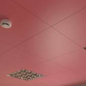 Потолок кассетный Cesal 002B Бордо 300x300 мм