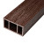 Перила нижние из ДПК Faynag Wood Шоколад 3000х95х50 мм