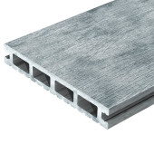 Террасная доска из ДПК Woodvex Select Colorite Бело-серый 4000х146х22 мм