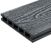 Террасная доска из ДПК Woodvex Expert Antique Stone Gray 3000х150х25 мм